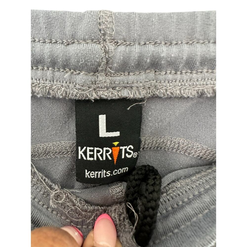 Kerrits Girl's Gray Drawstring Stretch Equestrian Riding Leggings Large - Picture 2 of 13